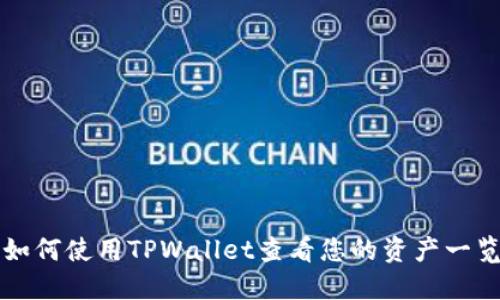 如何使用TPWallet查看您的资产一览