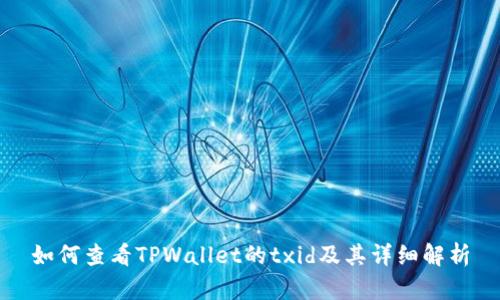 如何查看TPWallet的txid及其详细解析